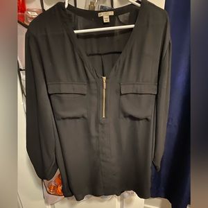 Size 22/24 Black Cato blouse